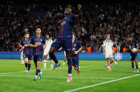 Paris Saint-Germain Overpower Atalanta as Thuram Nets Double to Give Inter Victory at Dutch Giants