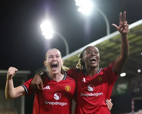 E. Terland's Hat-Trick Propels United Into Women's UCL Group Stage