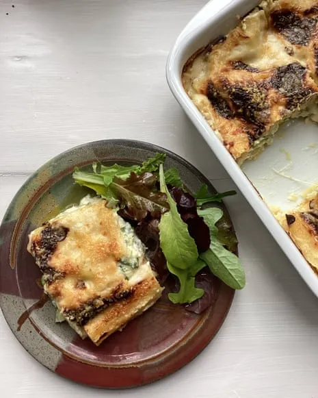 A Classic Creation for Lasagne with Summer Squash and Three Cheeses