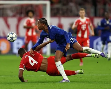 Chelsea's manager explodes as Bayern Munich center-back Jonathan Tah escapes red card during Champions League defeat
